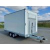 Skříňový přívěs s přejezdovým můstkem AHB 2700kg 4100x2100x2100mm