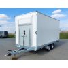 Skříňový přívěs s přejezdovým můstkem AHB 2700kg 4100x2100x2100mm