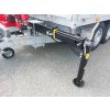 Třístranný třínápravový sklápěcí přívěs s hydraulickou rukou AHB 3500kg 4100x2100mm