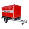 Nebrzděný přívěs s plachtou a výbavou pro hasiče AVZ 26 750kg 2500x1300mm