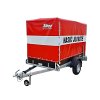 Nebrzděný přívěsný vozík s plachtou a výbavou pro hasiče AVZ 26 750kg 2500x1300mm