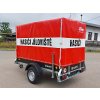 Nebrzděný přívěsný vozík s plachtou a výbavou pro hasiče AVZ 26 750kg 2500x1300mm