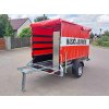 Nebrzděný přívěsný vozík s plachtou a výbavou pro hasiče AVZ 26 750kg 2500x1300mm