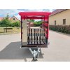 Nebrzděný přívěsný vozík s plachtou a výbavou pro hasiče AVZ 26 750kg 2500x1300mm