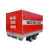 Brzděný přívěs s plachtou AVZ 32 B2 2000kg 3000x1800mm pro hasiče