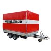 Brzděný přívěs s plachtou AVZ 32 B2 2000kg 3000x1800mm pro hasiče