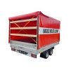 Brzděný přívěs s plachtou AVZ 32 B2 2000kg 3000x1800mm pro hasiče