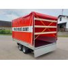 Brzděný přívěs s plachtou AVZ 32 B2 2000kg 3000x1800mm pro hasiče