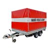 Brzděný přívěs s plachtou AVZ 32 B2 2000kg 3000x1800mm pro hasiče