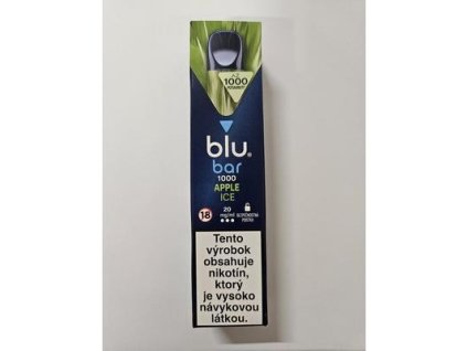 E.CIG. BLU BAR APPLE ICE 1000 /20mg / A /