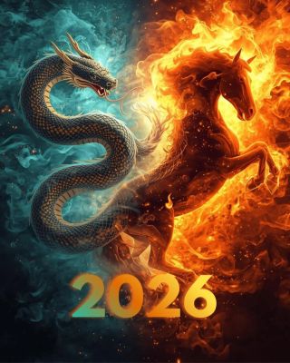 Ať ti rok 2026 pod vládou Ohnivého koně a vibrace č. 1 přináší především zdraví, radost, spoustu životní energie a lásky....