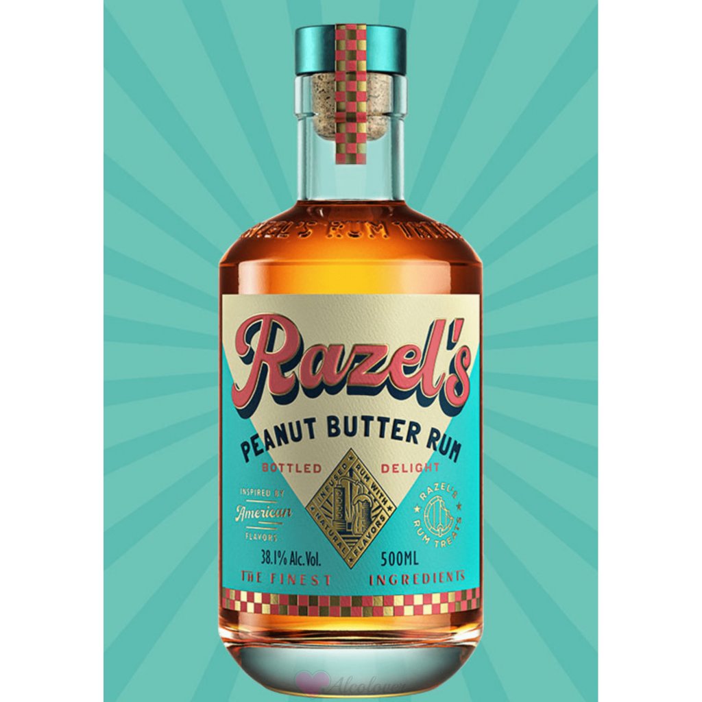 Razel's Peanut Butter Rum 38,1% 0,5l - alcolover