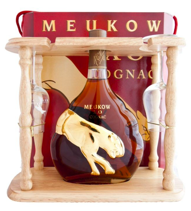 Cognac Meukow Meukow XO v dárkové kazetě