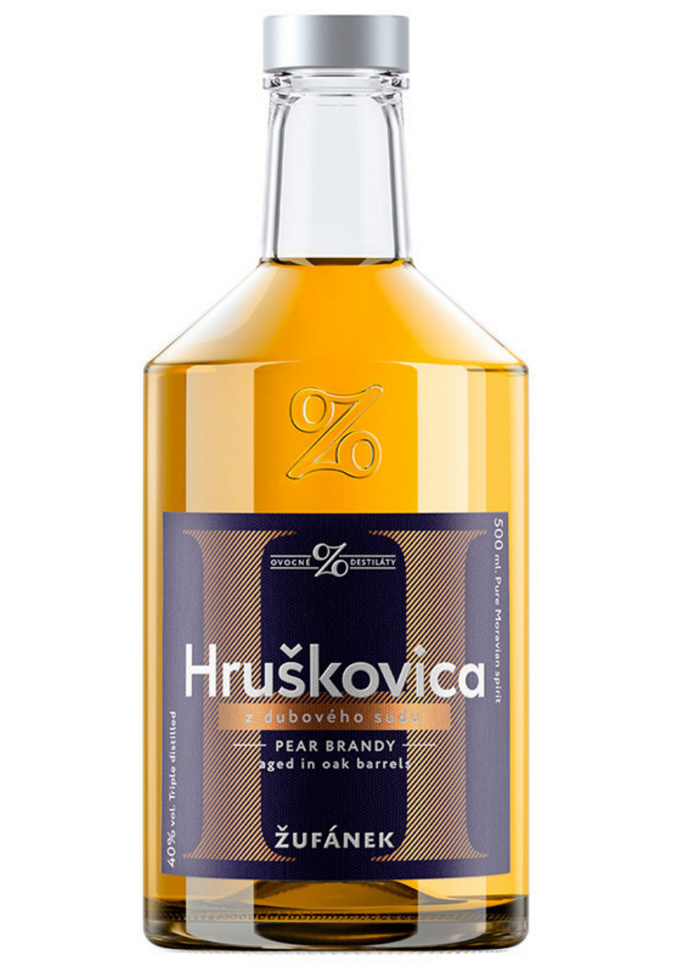 Hruškovica z Dubového Sudu 40% 0,5l (holá láhev)