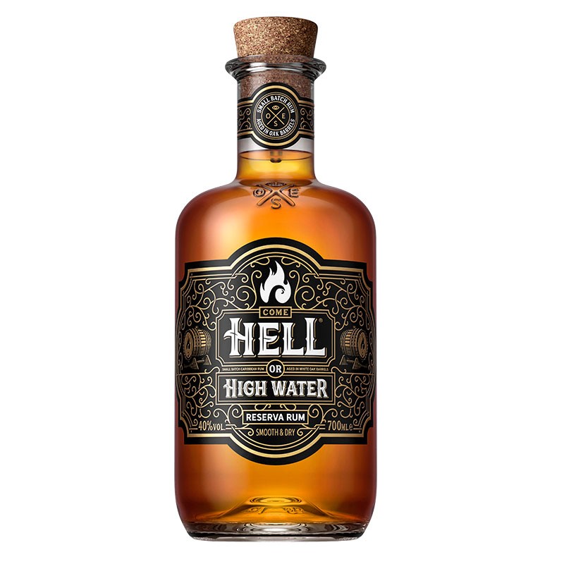 HELL OR HIGH WATER Reserva 40% 0,7 l (tuba)