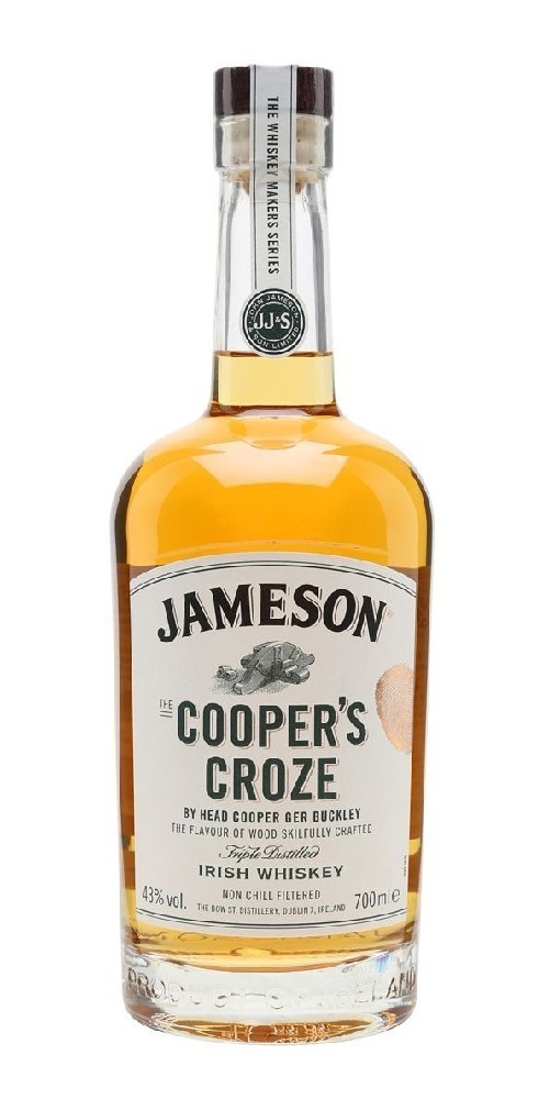 Jameson Irish Whiskey Cooper's Croze 43% 0,7 l (holá láhev)