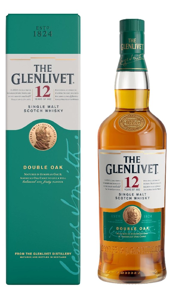The Glenlivet 12 Years of Age Double Oak 40% 0,7 l (karton)