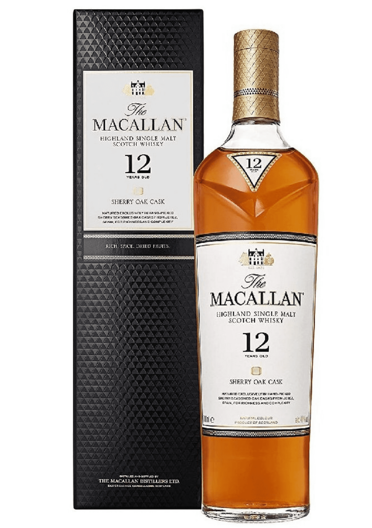 Macallan 12 Years Old Sherry Oak Cask 40% 0,7 l (karton)