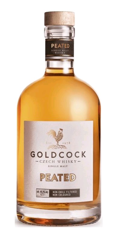 Gold Cock Peated 49,2% 0,7 l (holá láhev)