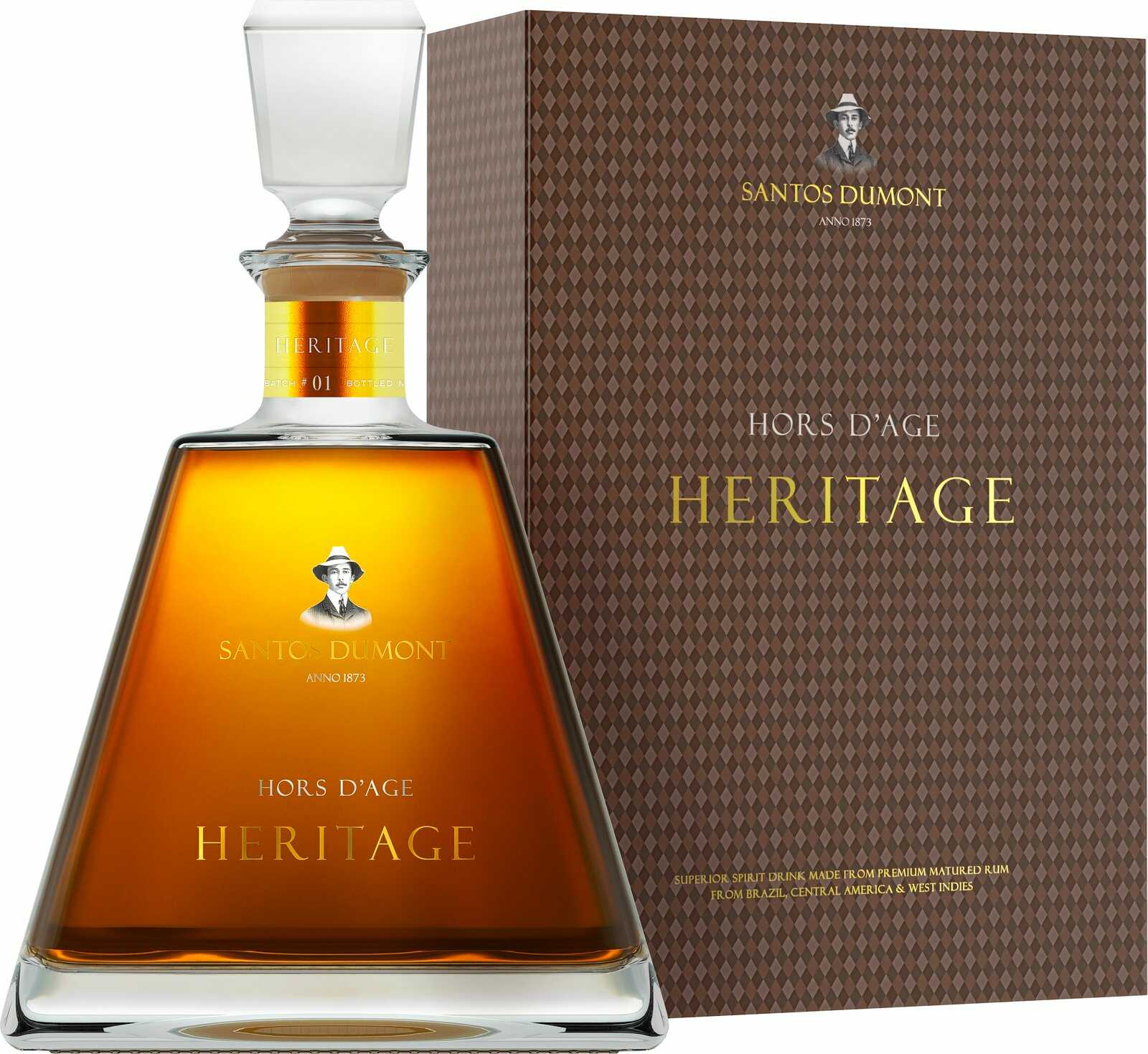 Santos Dumont Heritage Hors D´Age 43,8% 0,7 l (kazeta)