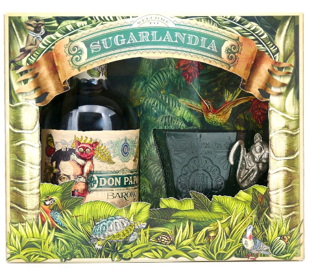 Don Papa Baroko Sugarlandia 40% 0,7 l (dárkové balení)