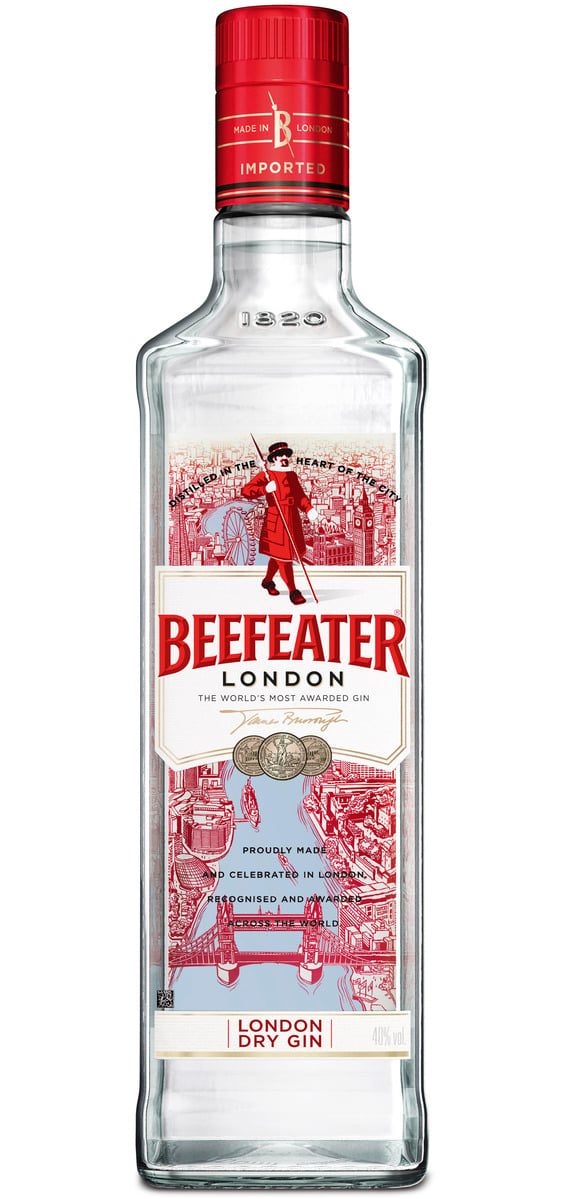 Beefeater Gin 40% 0,7 l (holá láhev)