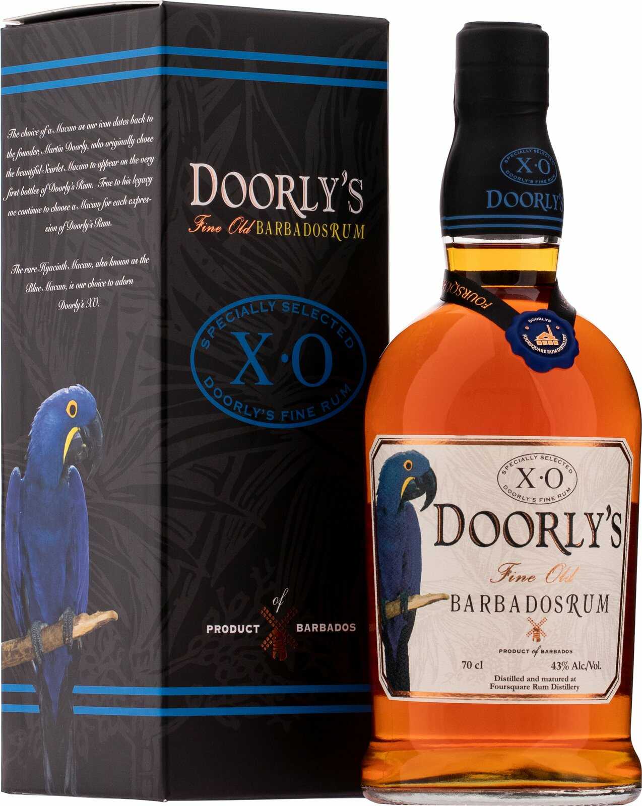 Doorly's X.O. 43% 0,7l (holá láhev)