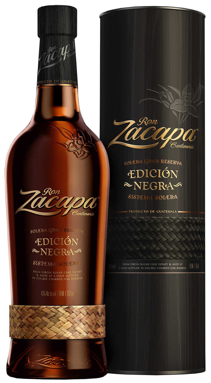 Ron Zacapa Centenario 23 yo Edición Negra 43% 1l (Tuba)