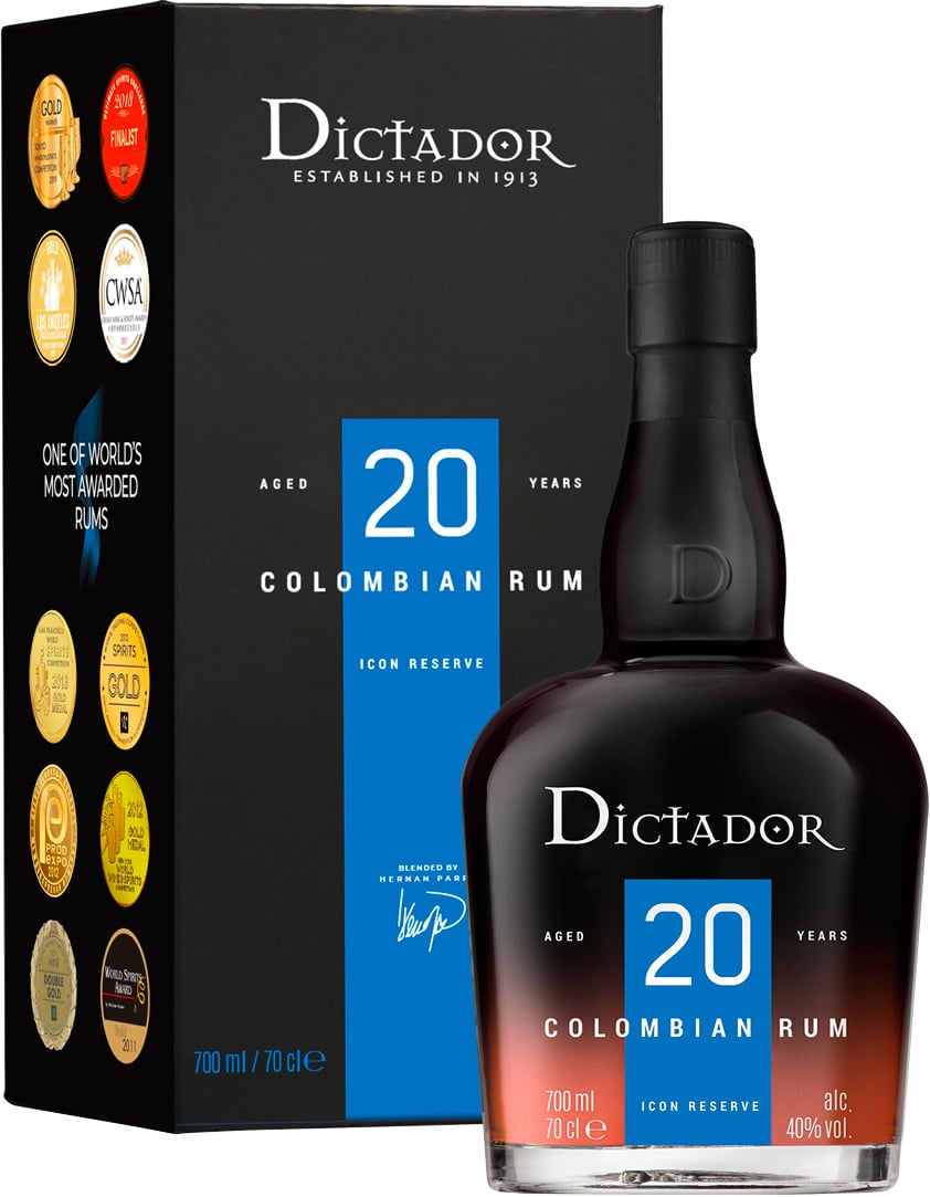 Dictador 20 Years Old 40% 0,7 l (karton)