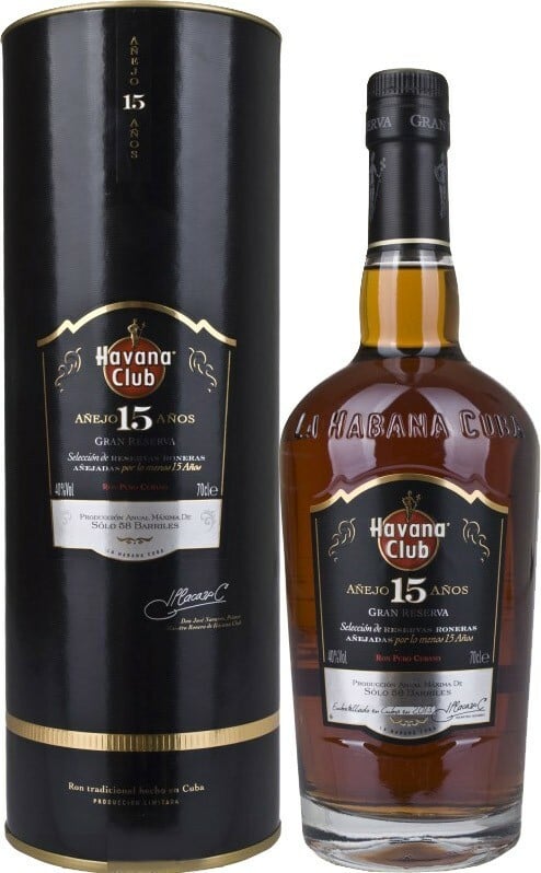 Havana Club Añejo 15 Años Grand Reserva 40% 0,7 l