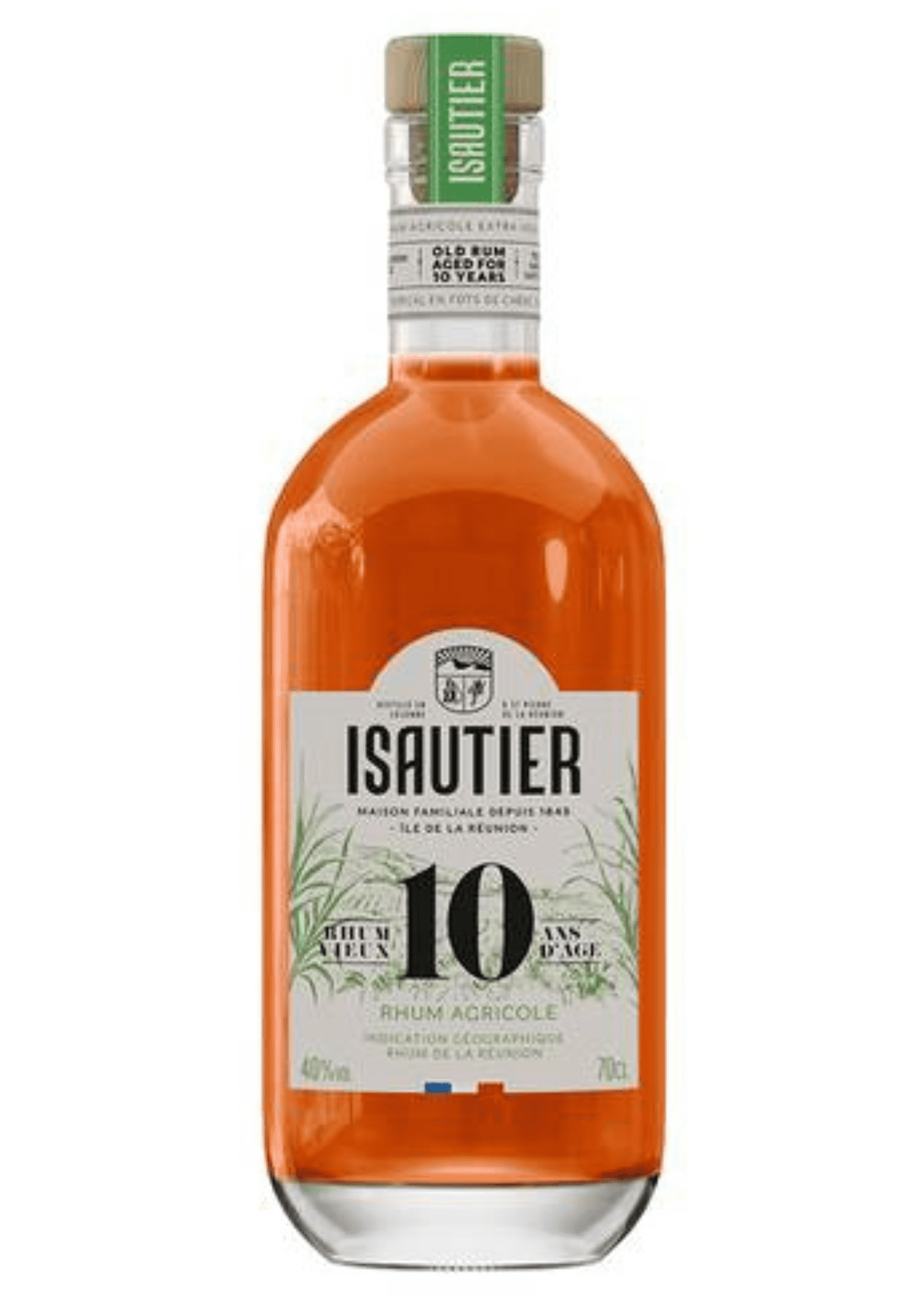 Isautier Rhum Vieux 10 Ans D'Age 40% 0,7 l