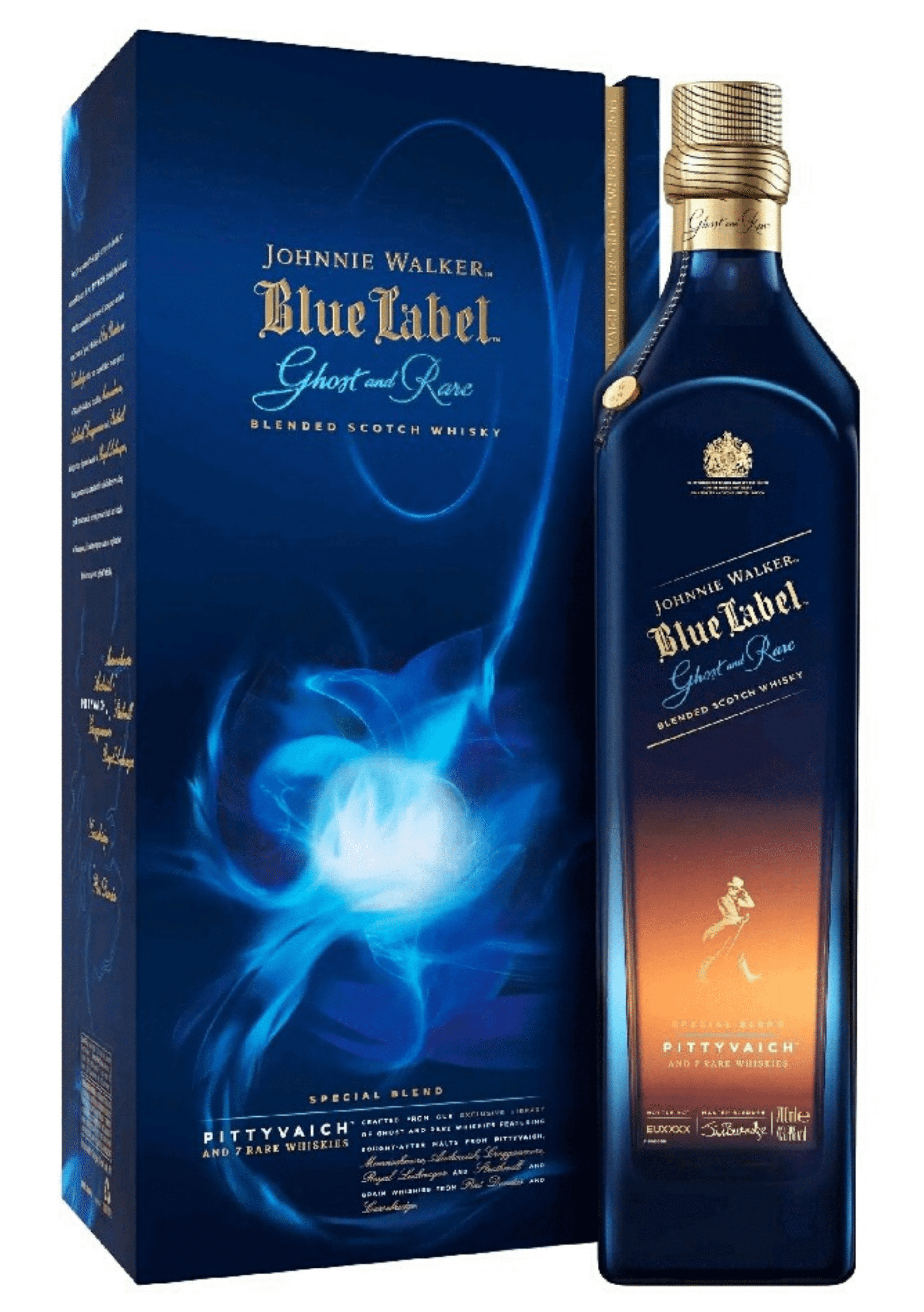 J.Walker Blue Label Ghost and Rare IV Pittyvaich 0,7l 43,8% GB