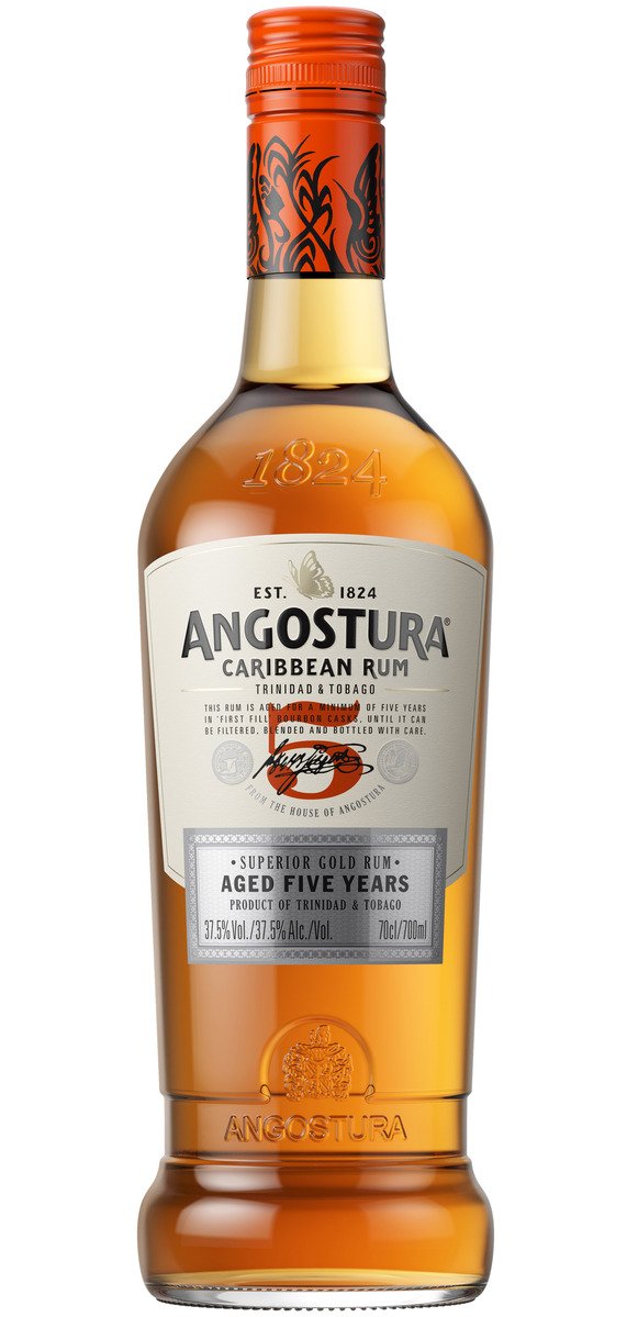 Angostura 5 letý 40% 0,7l (čistá flaša)