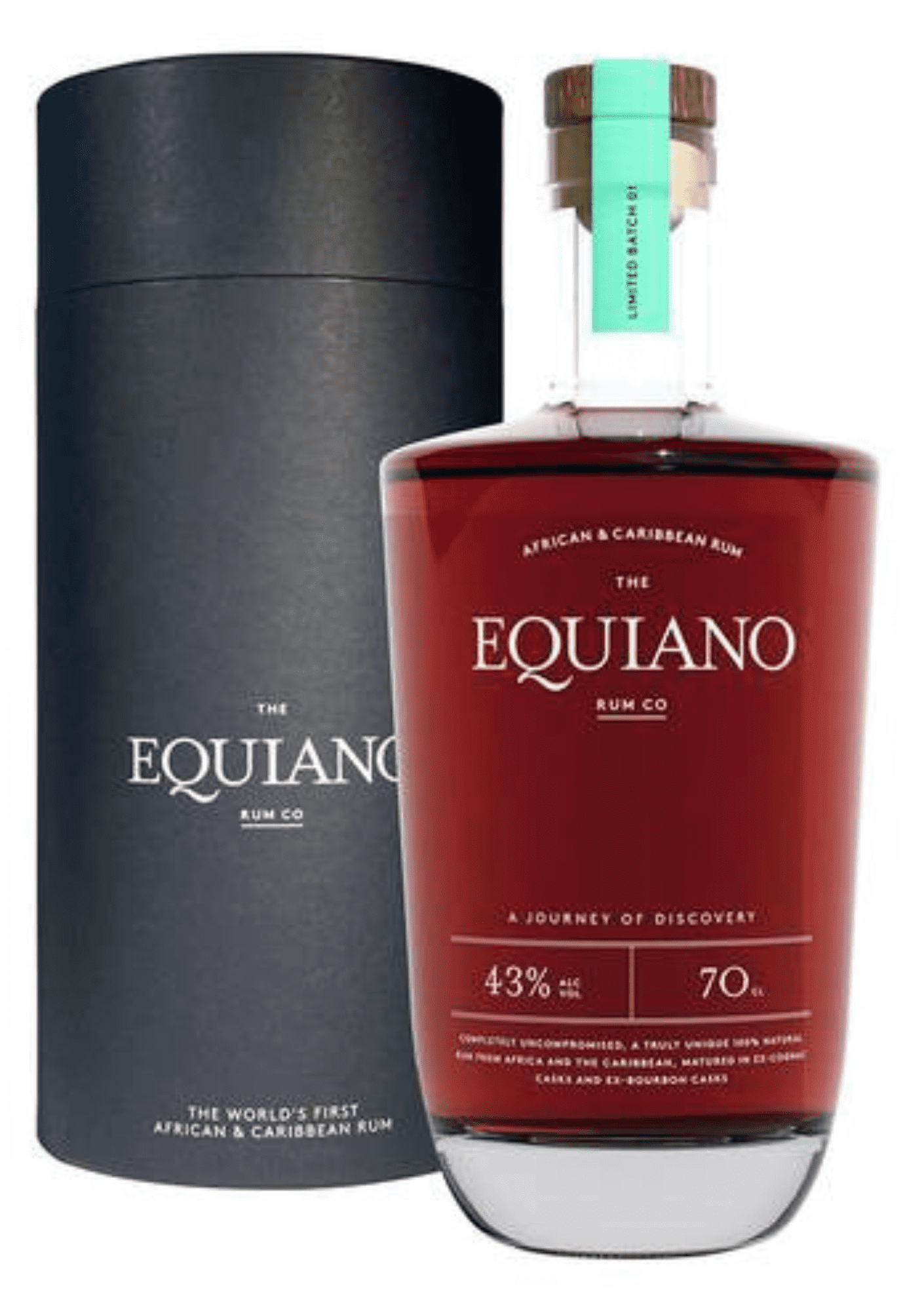 Equiano Tuba 43% 0,7 l