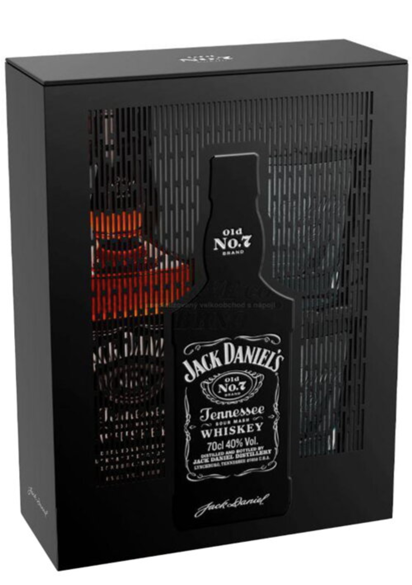 Jack Daniel's Old No. 7 - plech + 2 sklenice