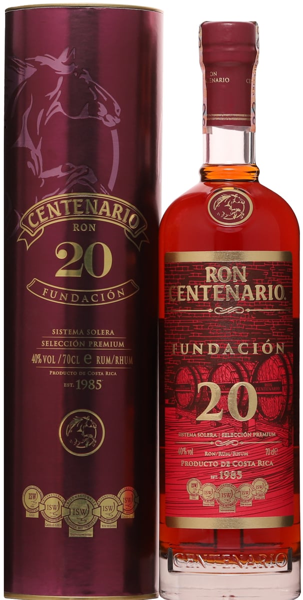 CENTENARIO 20Y 40% 0,7l (tuba)