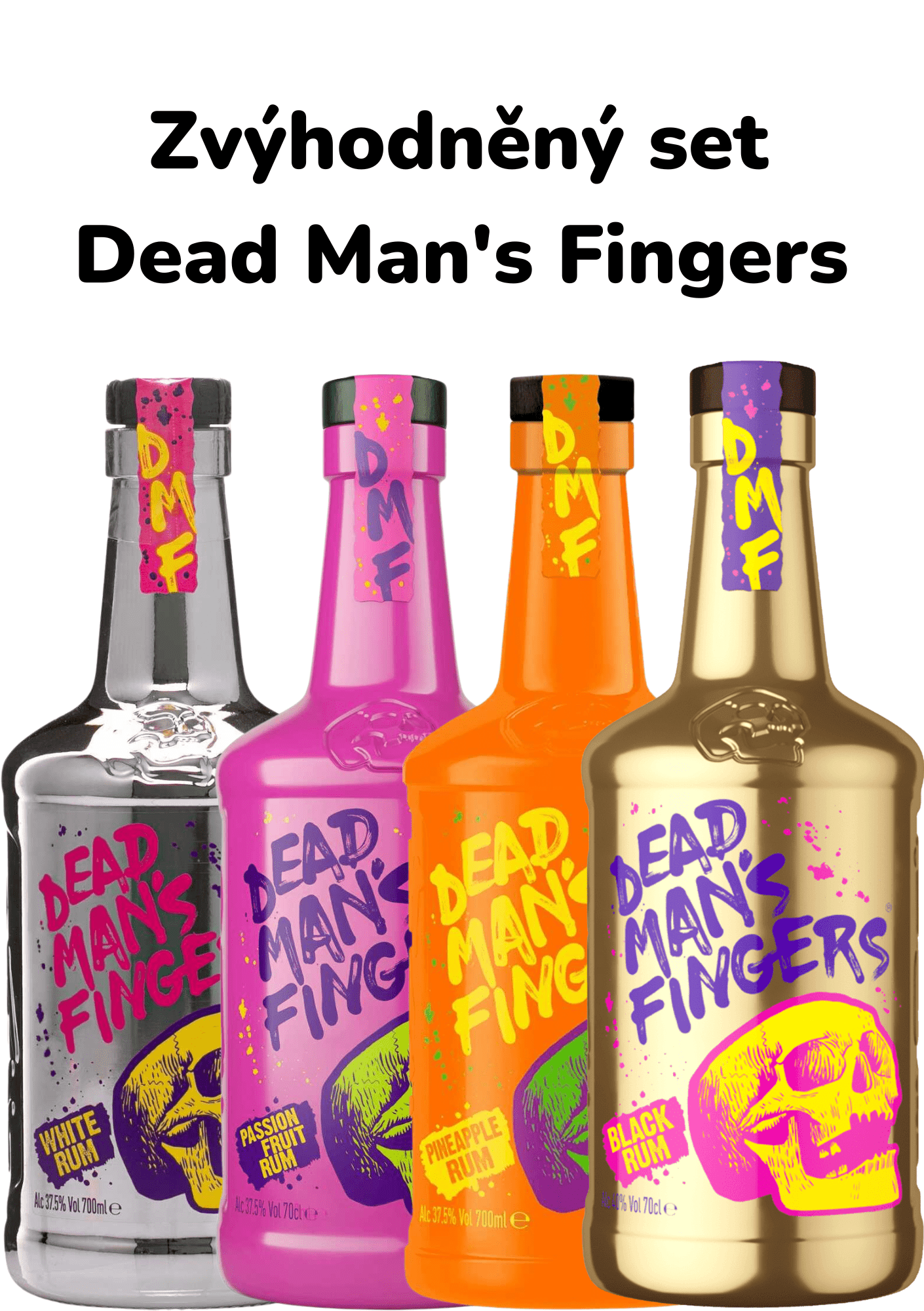 Dead Man's Fingers Rum 37,5% 4 x 0,7 l