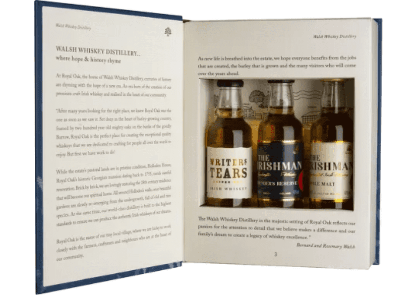 Walsh Distillery the Book 3 x 0,05 l