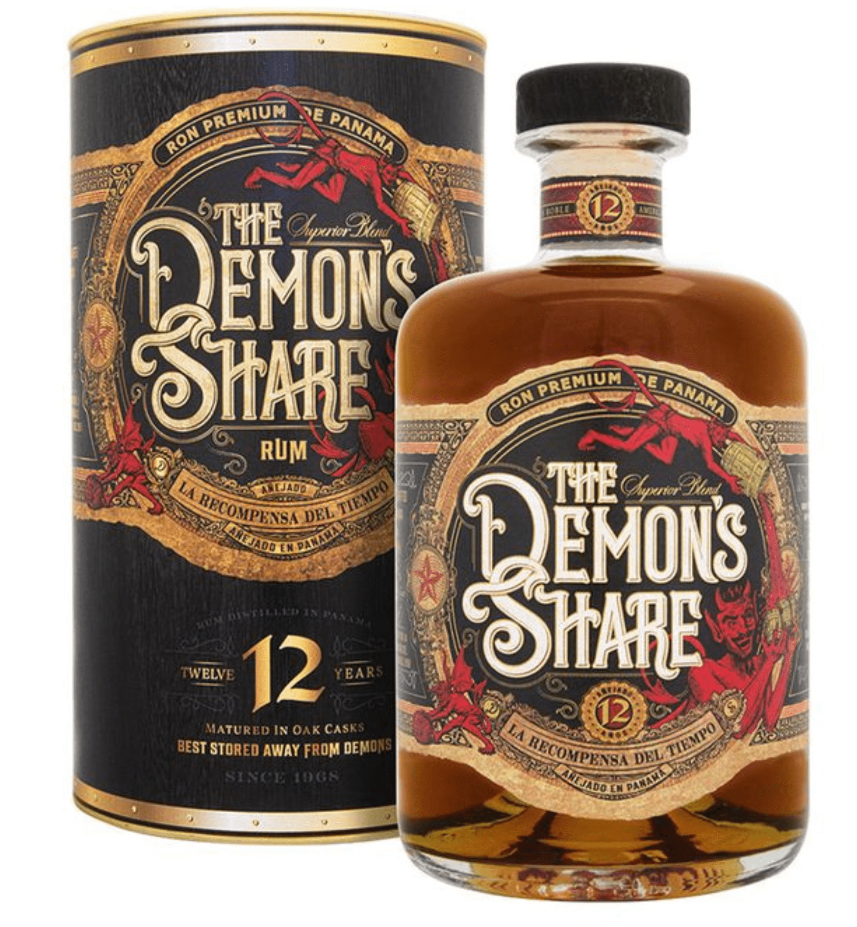 Bodegas de America, S.A. Demon's Share 12 YO, 41%, 0,7l