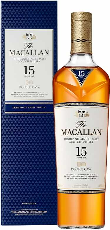 Macallan 15 Years Old Double Cask 43% 0,7 l (karton)