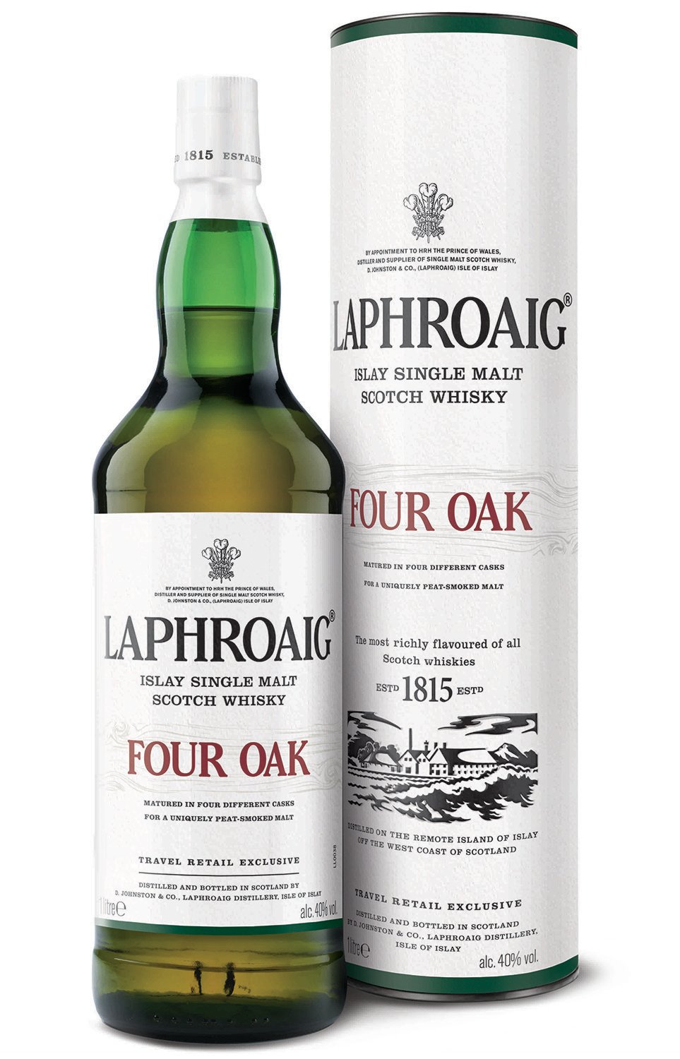 Laphroaig Four Oak 1l 40%