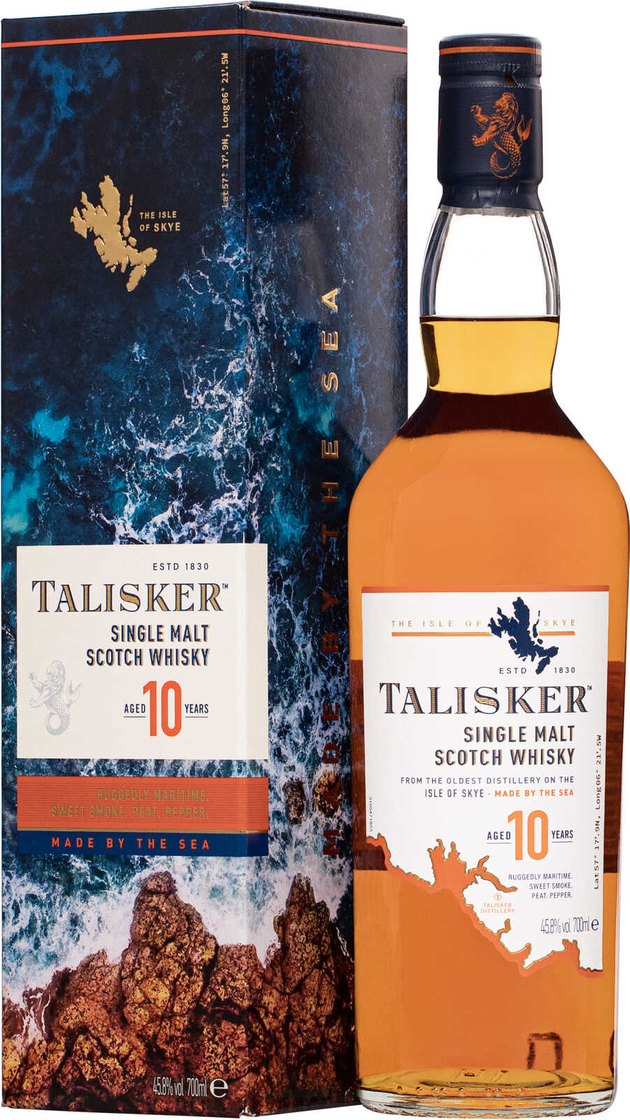 Talisker 10 letá 45,8% 0,7l (dárkové balení kazeta)