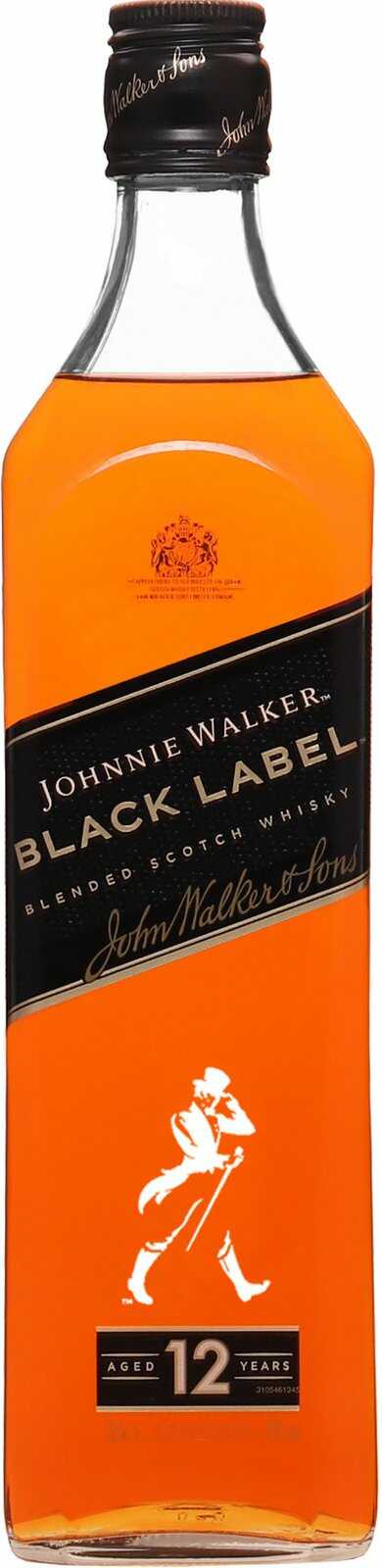 Johnnie Walker Black Label Aged 12 Years 40% 0,5 l (karton)