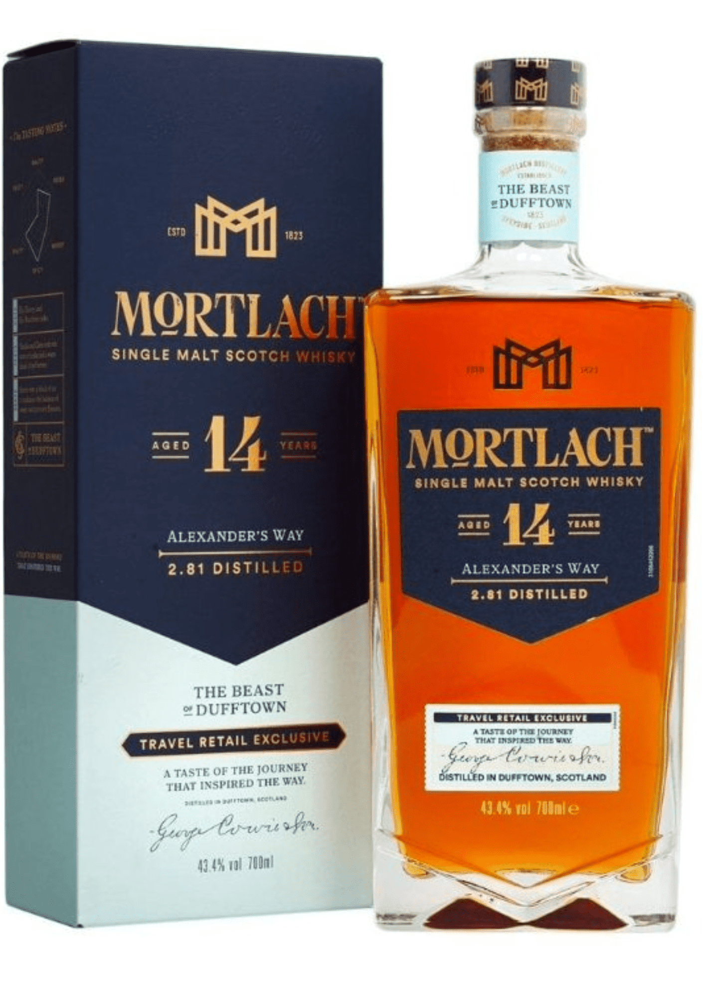 Mortlach 14y 0,7l 43,4% GB