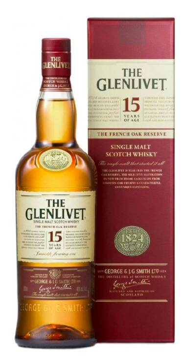 Glenlivet 15 yo French Oak 40 % 0,7 l