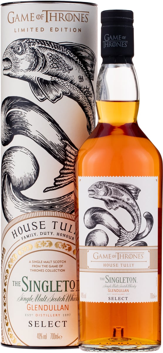 Glendullan Game of Thrones House Tully Single Malt Whisky 40% 0,7 l (tuba)