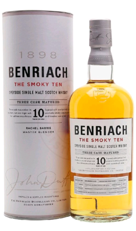 BenRiach 10 letá The Smoky Ten 46% 0,7l (dárkové balení kazeta)