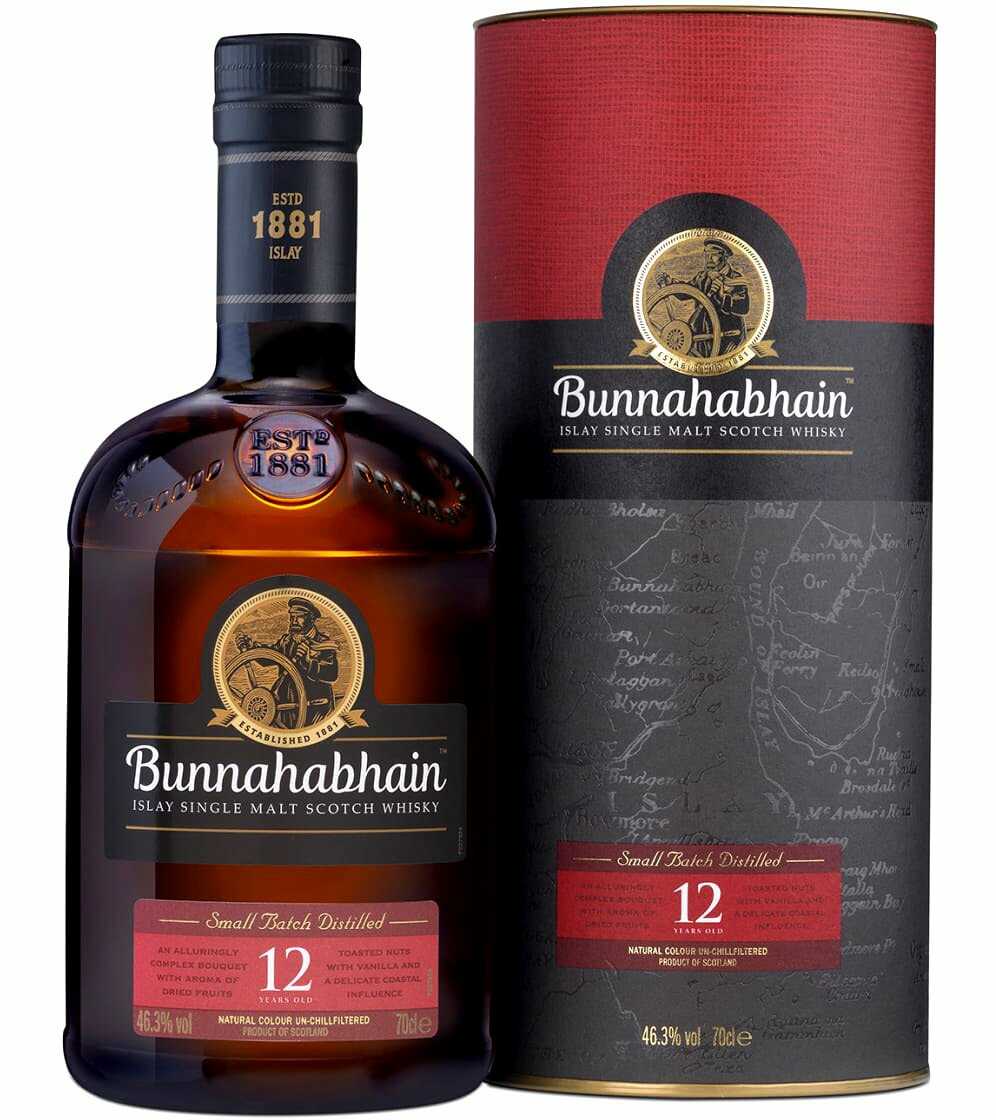 Bunnahabhain 12 letá 46,3% 0,7l (dárkové balení kazeta)