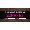 Dárkový poukaz 2500 Kč - dřevěný