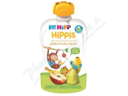 HiPP BIO 100% ovoce Jablko-Hruška-Banán  (100g)